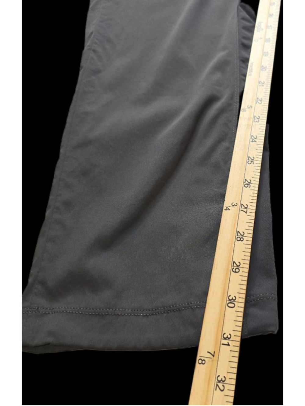 Lululemon Mens Pants Size L Gray Straight Leg Athletic Commuter Stretch - Picture 5 of 11